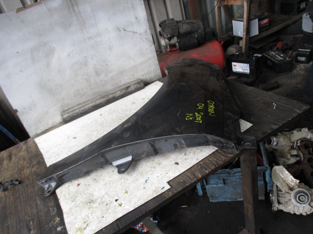 CITROEN C4 2007 NSF PASSENGER SIDE WING PANNEL IN BLACK