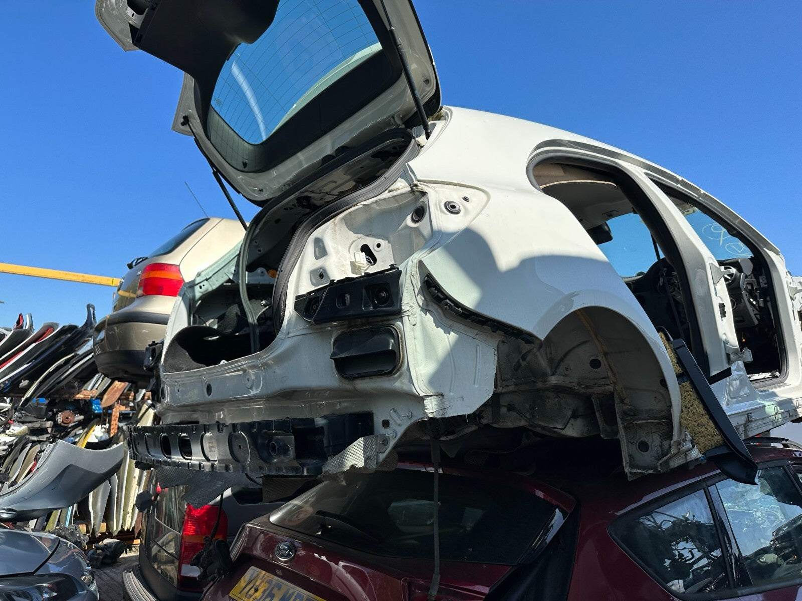 2017 MERCEDES BENZ A CLASS W176 OSR DRIVER SIDE REAR QUARTER PANEL CUT SECTION