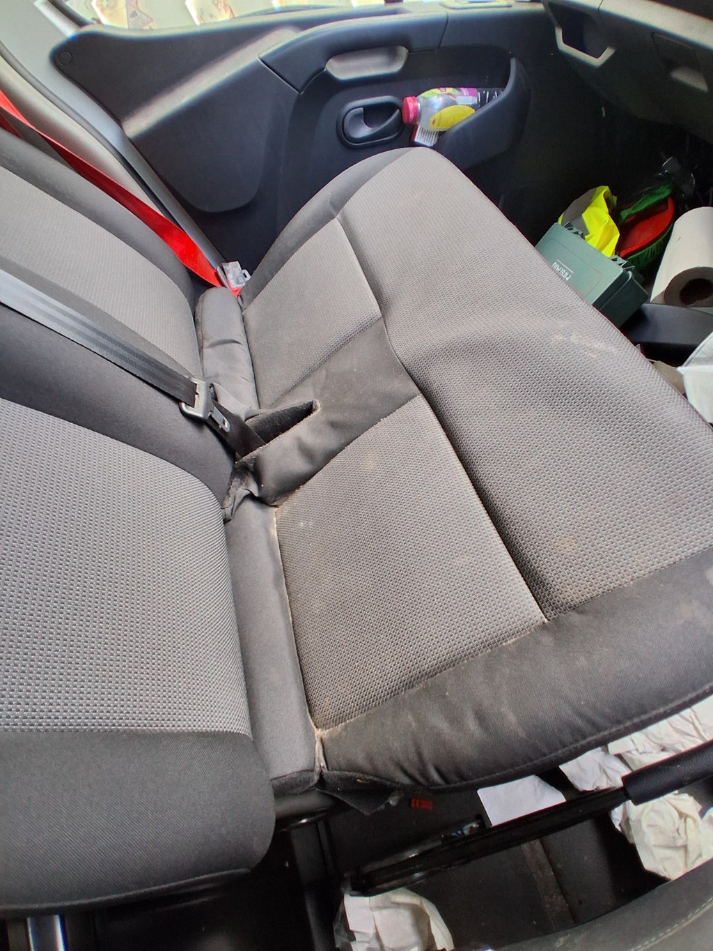 2024 RENAULT MASTER MK3 NSF PASSENGER SIDE FRONT COMPLETE TWIN SEAT FABRIC