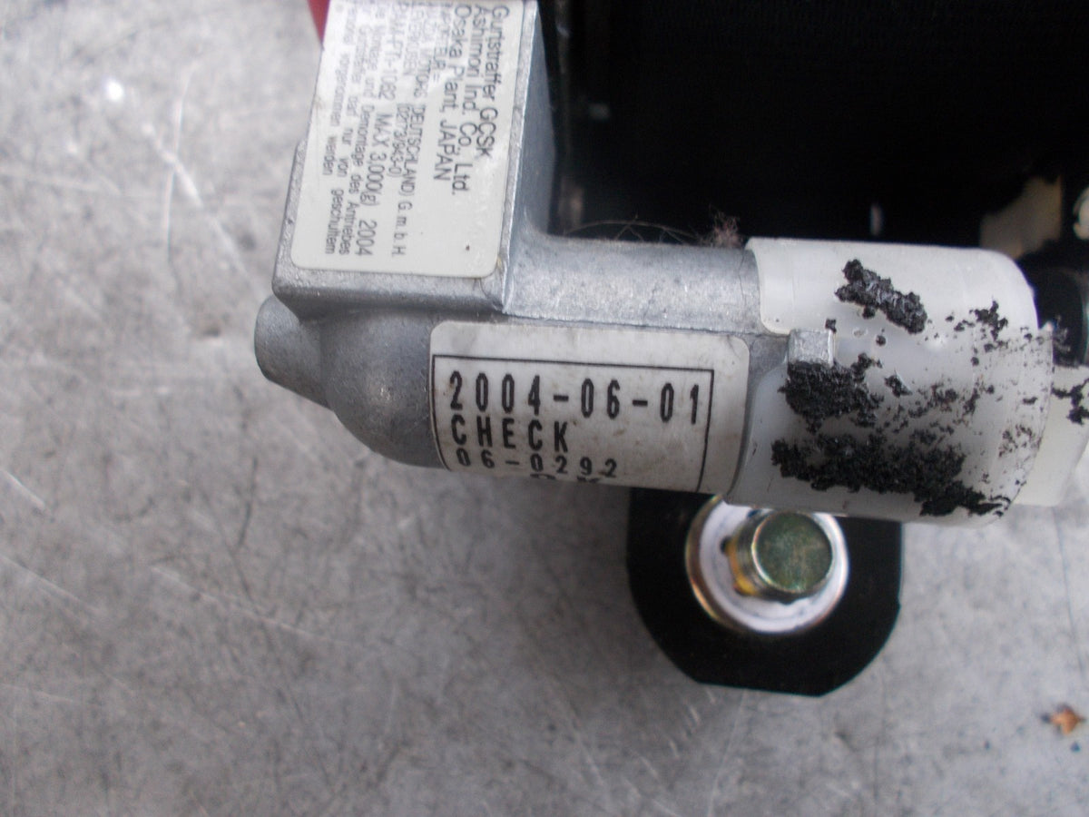MAZDA MX5 2004 OS DRIVER SIDE PRE TENSIONED SEAT BELTS 0429137