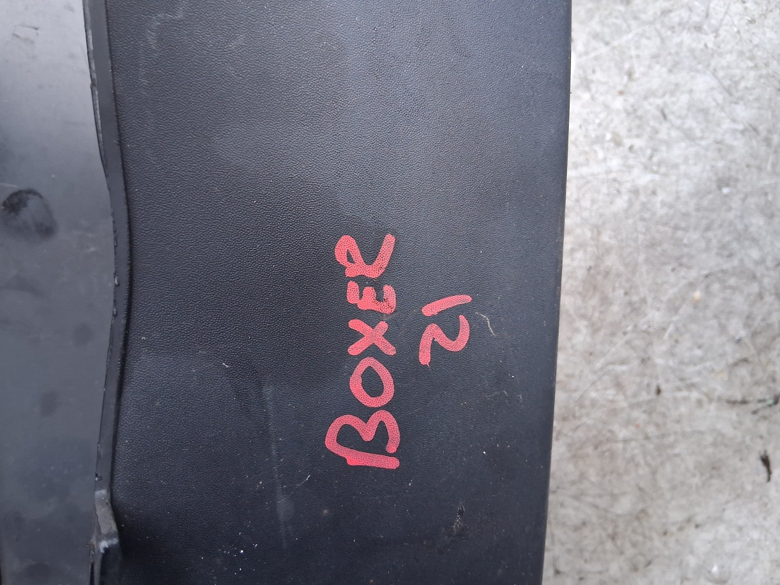 2021 PEUGEOT BOXER NSR PASSENGER SIDE REAR BUMPER CORNER 1305761070