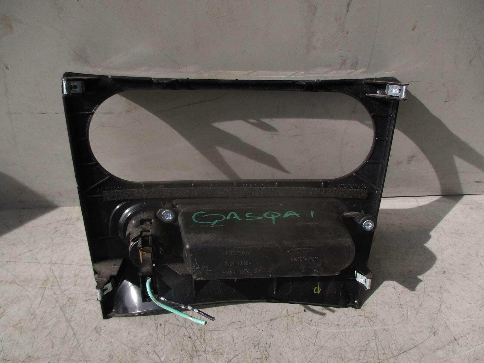 2012 NISSAN QASHQAI J10 INTERIOR HEATER CLIMATE CONTROL SURROUND TRIM 27570BR00A