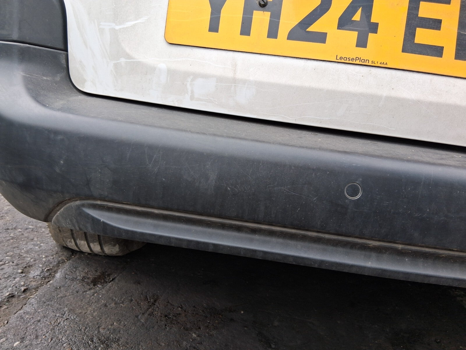 2024 TOYOTA PROACE CITY REAR COMPLETE BUMPER WITH PDC SENSOR