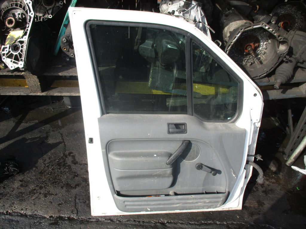 FORD TRANSIT CONNECT MK1 NSF PASSENGER SIDE FRONT DOOR WHITE