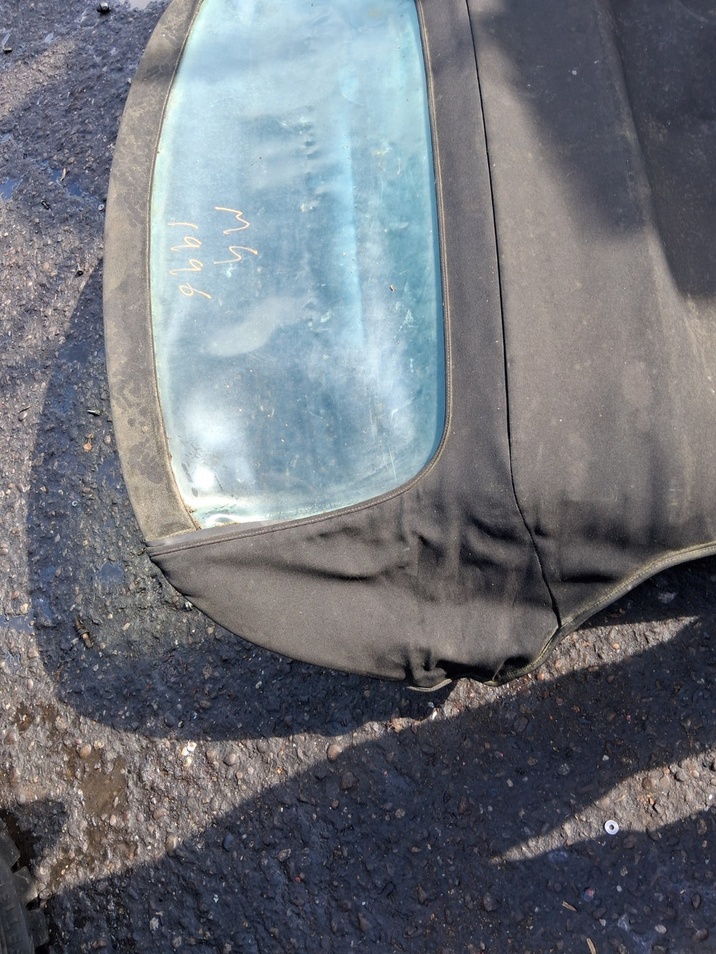 MG MGF 1996 MK1 CONVERTIBLE ROOF WITH PLASTIC REAR WINDOW COMPLETE