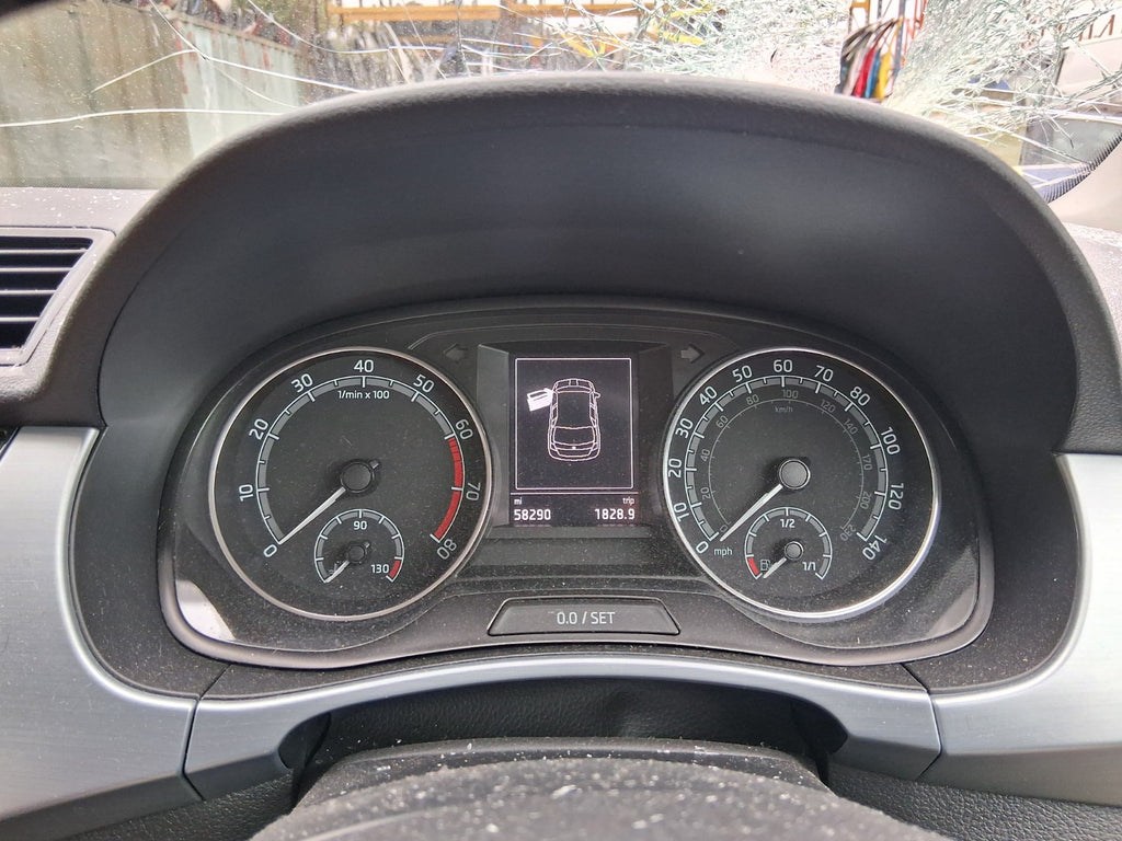 2019 SKODA FABIA MK3 NJ 1.0 PETROL SPEEDO SPEEDOMETER INSTRUMENT CLUSTER
