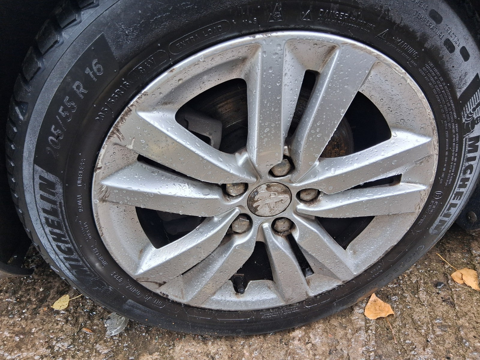 2015 PEUGEOT 308 MK2 ESTATE 16 INCH ALLOY WHEEL WITH TYRE 205/55R16
