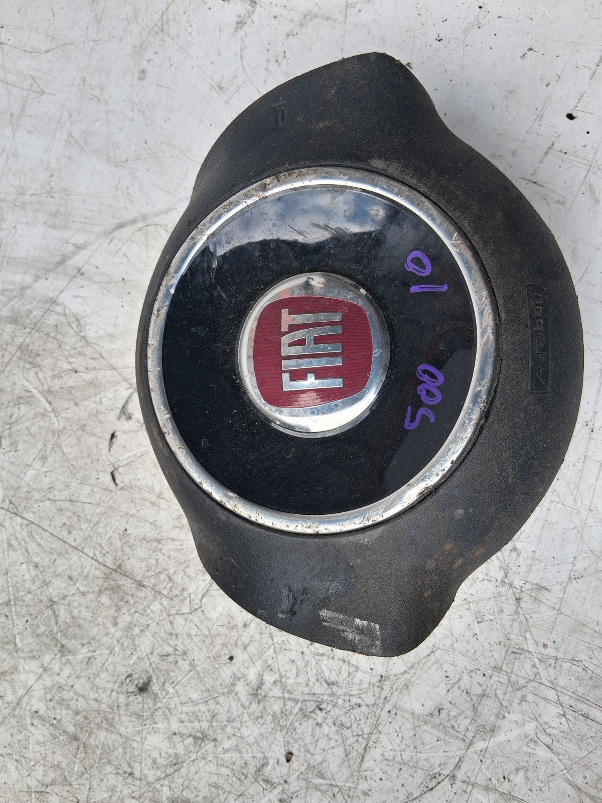 2010 FIAT 500 LOUNGE MK1 STEERING WHEEL AIRBAG 735452889