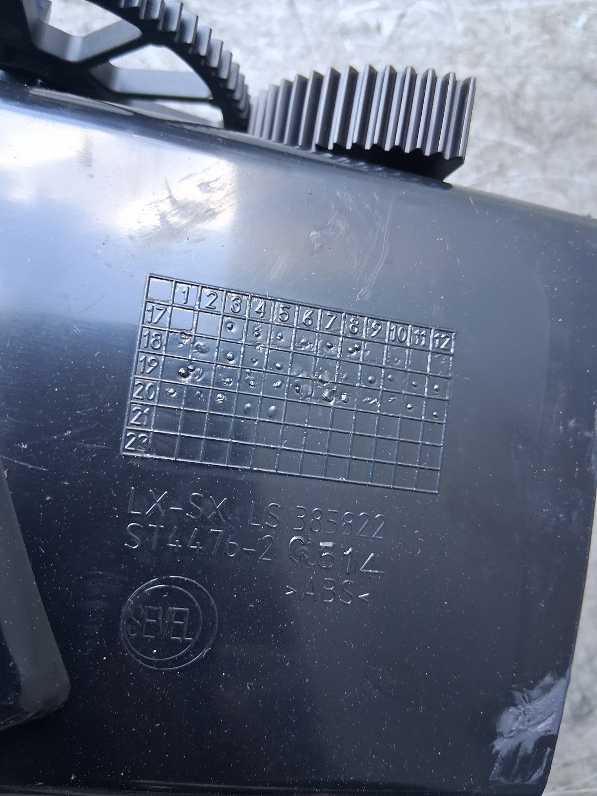 2021 PEUGEOT BOXER MK3 NSF PASSENGER SIDE FRONT LEFT AIR VENT 385822