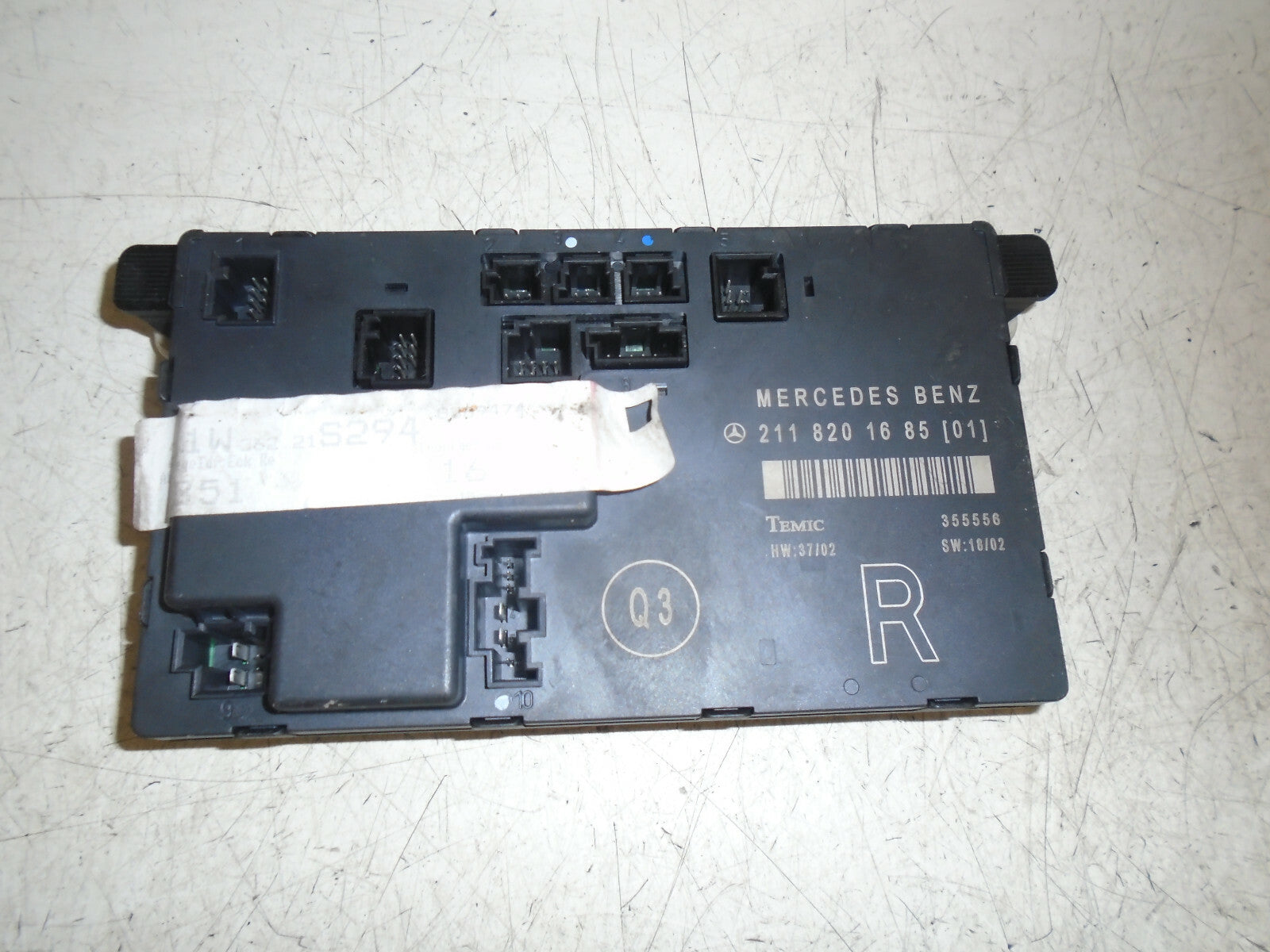 MERCEDES BENZ E CLASS W211 OSF DRIVER SIDE FRONT DOOR CONTROL MODULE 2118201685