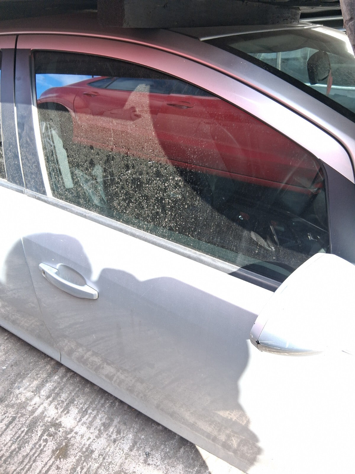 2009 VAUXHALL CORSA D OSF DRIVER SIDE FRONT COMPLETE DOOR STAR SILVER III Z157
