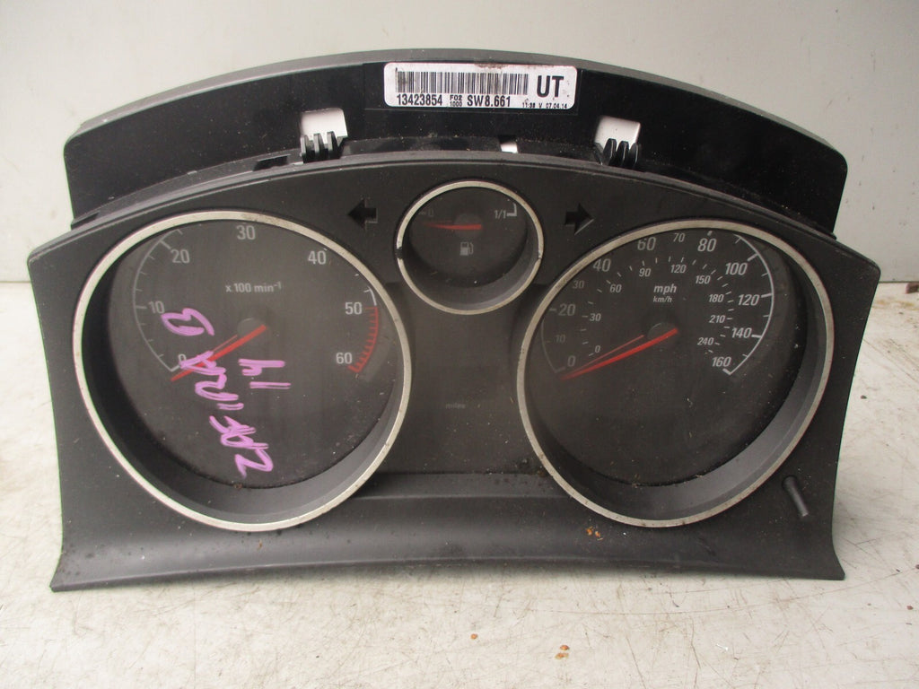 2014 VAUXHALL ZAFIRA B SPEEDO CLUSTER METER 13423854