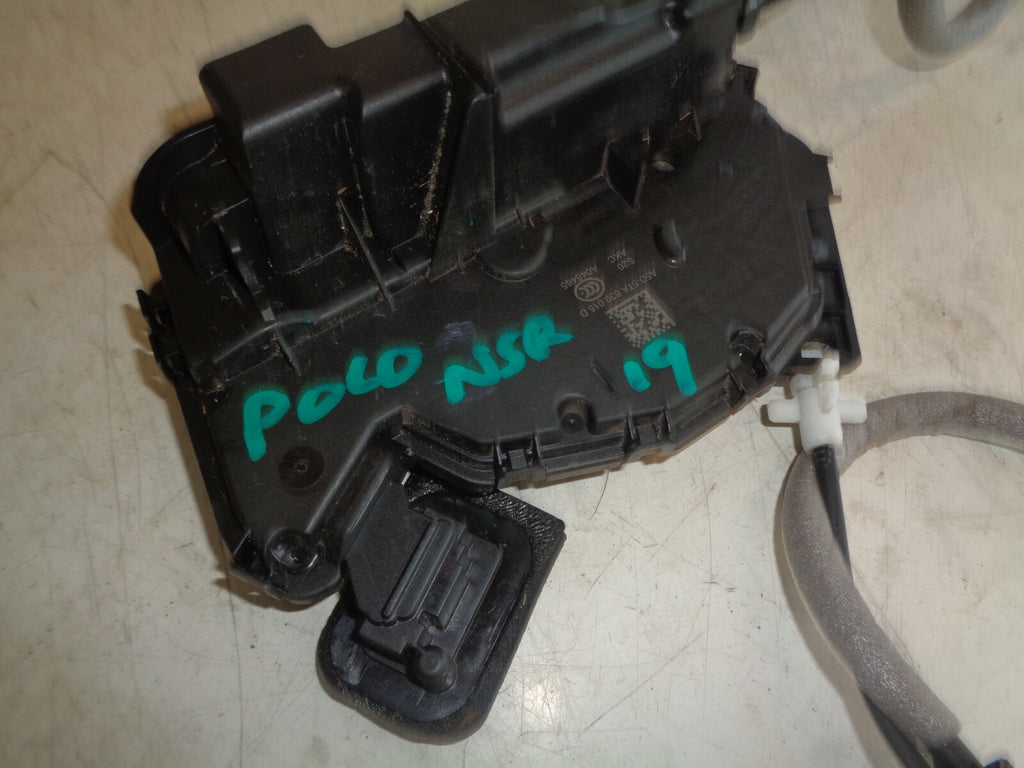VW VOLKSWAGEN POLO MK6 2019 NSR PASSENGER SIDE REAR DOOR LOCK MECHANISM