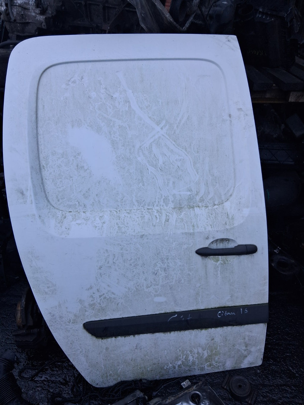 MERCEDES CITAN W415 2016 OS DRIVER SIDE SLIDING COMPLETE DOOR WHITE