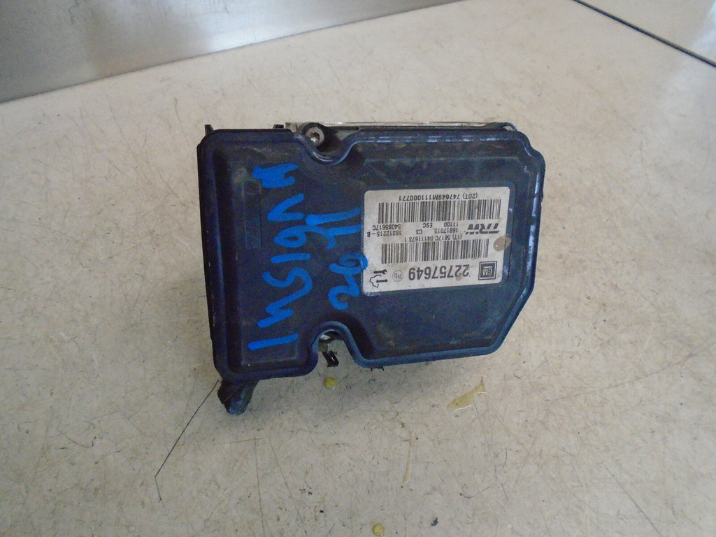 VAUXHALL INSIGNIA A 2011 2.0 CDTI ABS PUMP MODULE 22757649