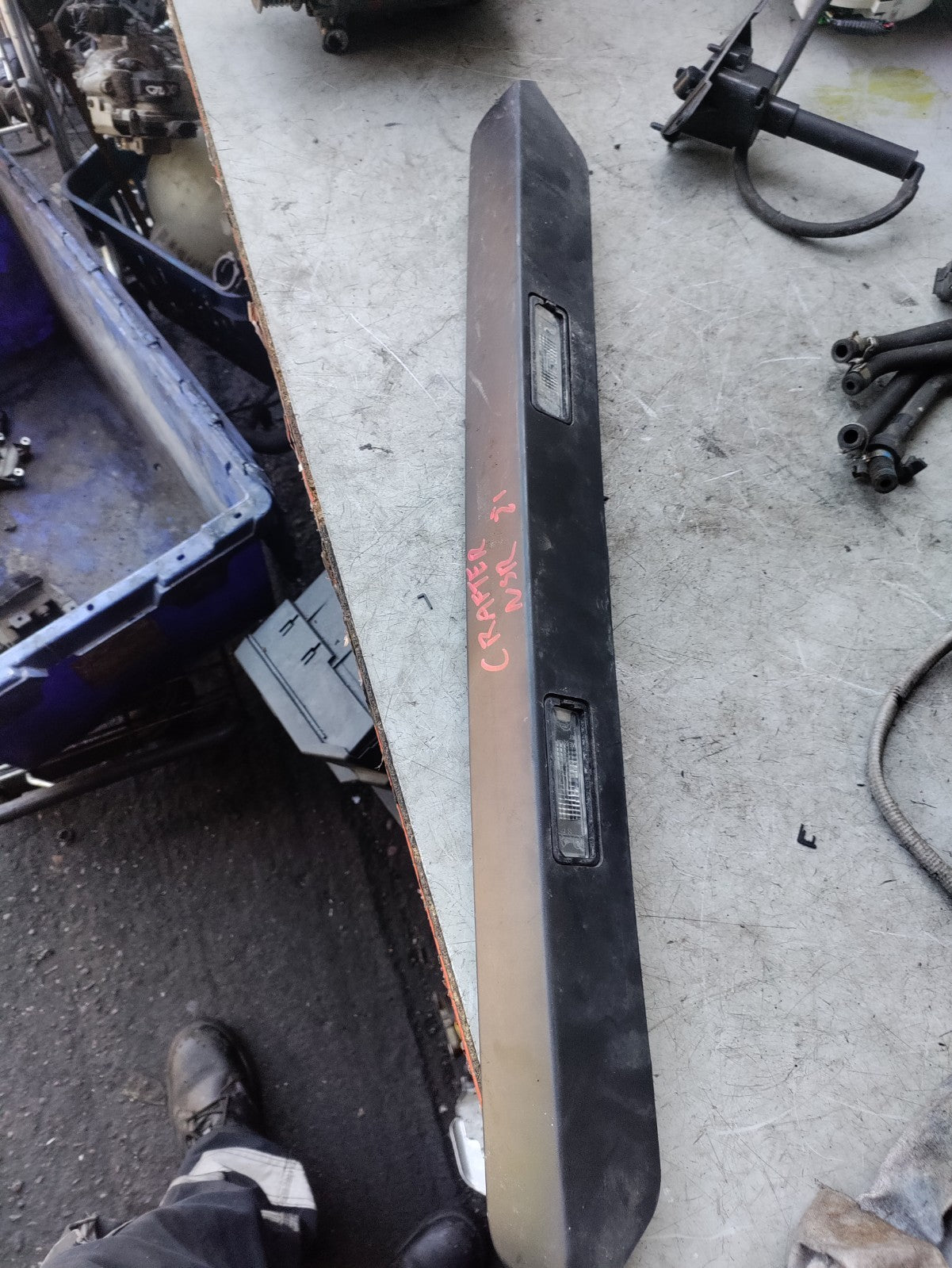 2022 VW VOLKSWAGE CRAFTER MK2 REAR DOOR NUMBER PLATE LIGHT