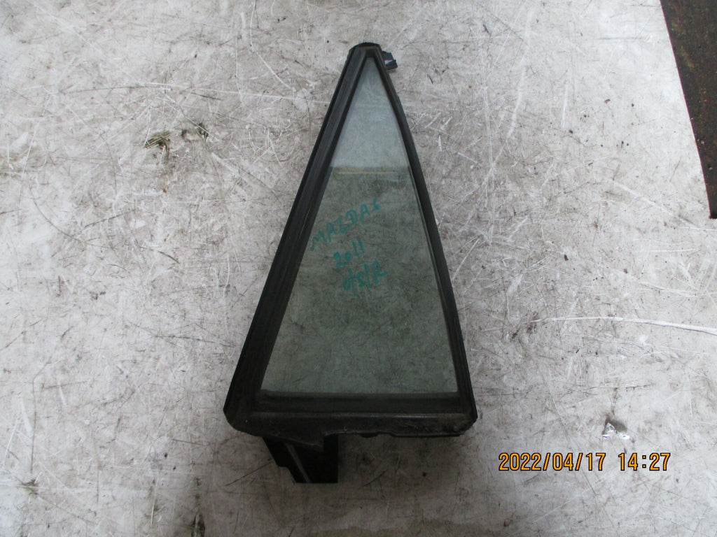 MAZDA 6 2011 MK2 OSR REAR DRIVER SIDE QUARTER WINDOW GLASS