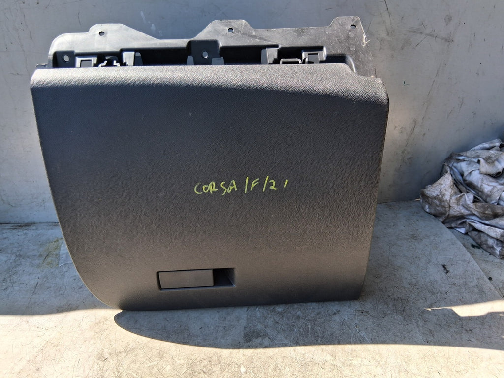 VAUXHALL CORSA F 2021 GLOVE BOX FRONT STORAGE COMPARTMENT 9830360880