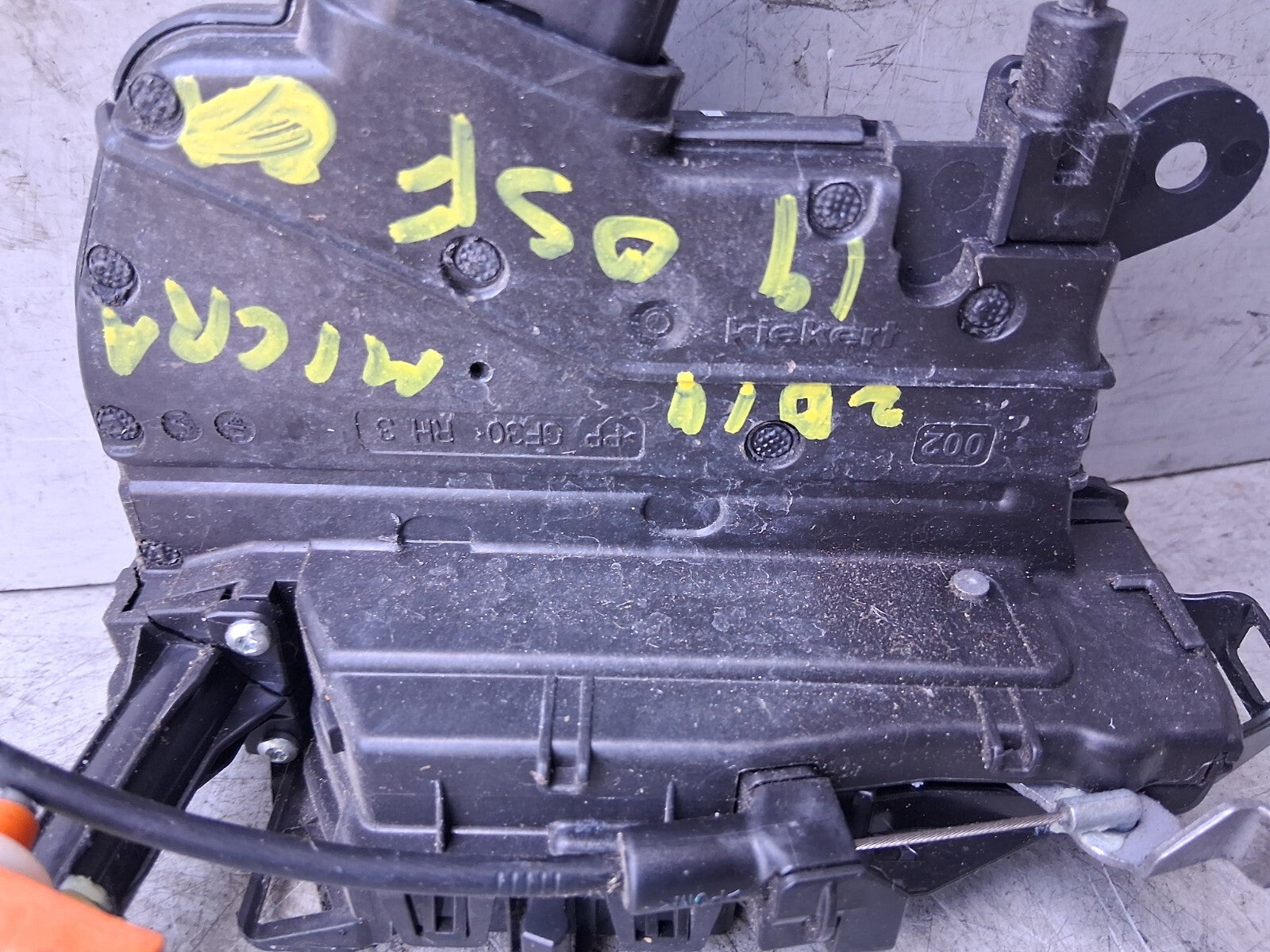 2019 NISSAN MICRA K14 OSF DRIVER SIDE FRONT DOOR LOCK MECHANISM M805005FD1A
