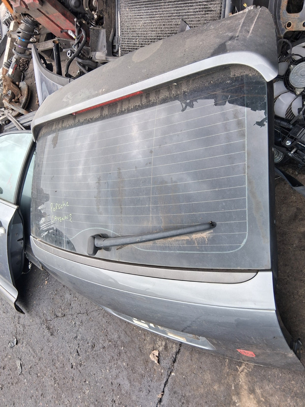 2003 PORSCHE CAYENNE MK1 REAR HATCHBACK BOOTLID TAILGATE BOOT LID TITAN GREY D7Z