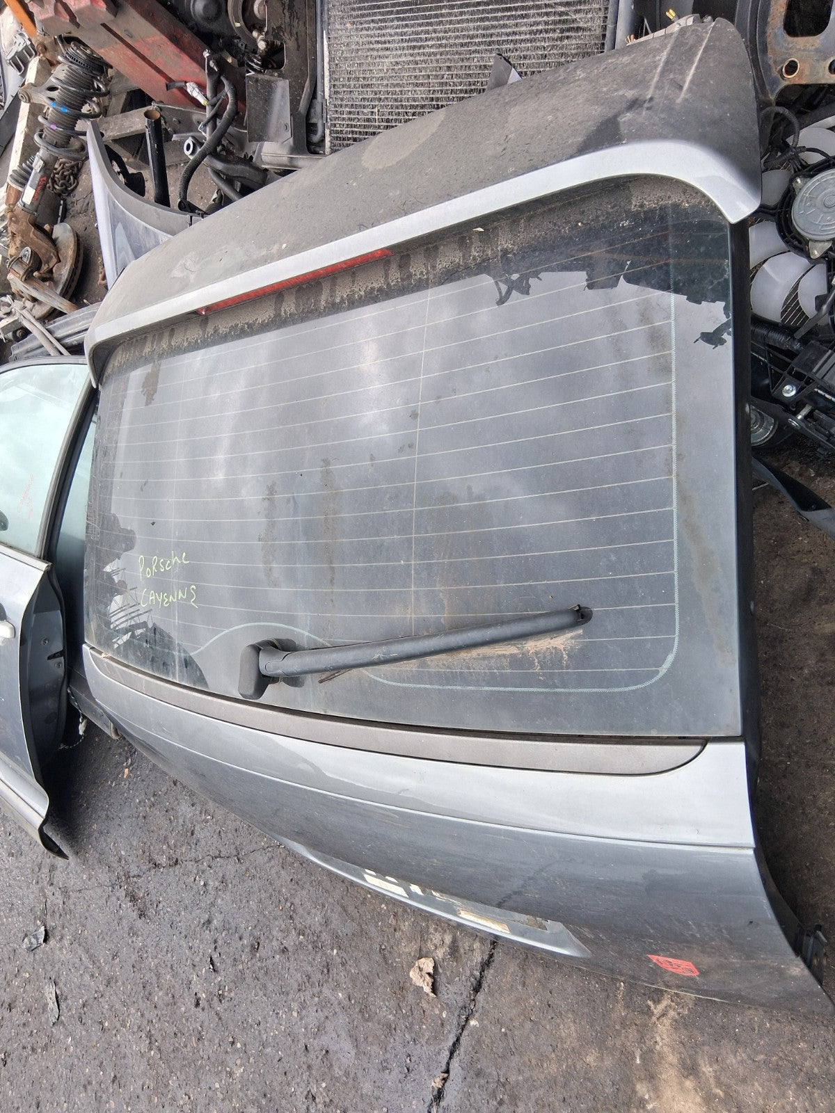 2003 PORSCHE CAYENNE MK1 REAR HATCHBACK BOOTLID TAILGATE BOOT LID TITAN GREY D7Z