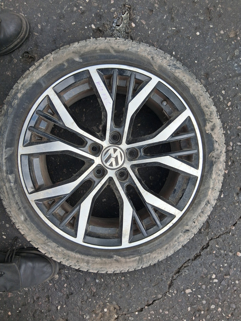 VW VOLKSWAGEN POLO 2018 MK6 SET OF 4 17 INCH ALLOY WHEEL WITH TYRE 225/45R17