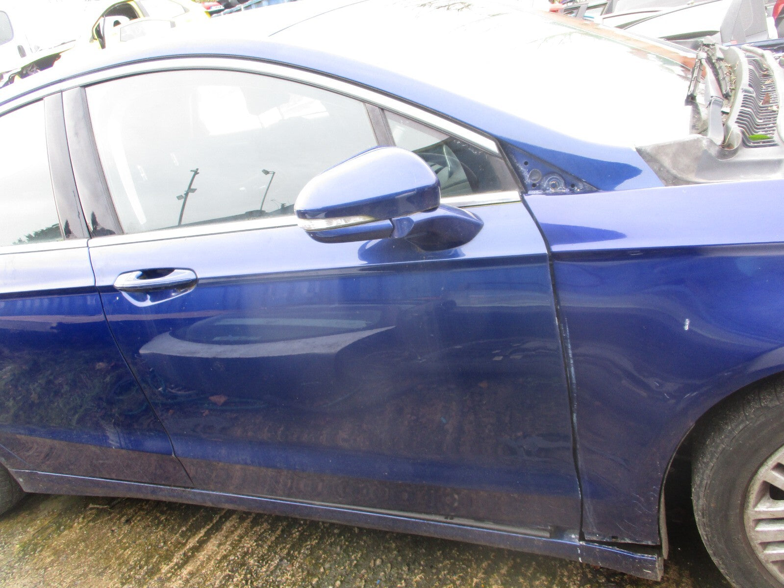 2017 FORD MONDEO MK5 OSF DRIVER SIDE FRONT BARE DOOR BLUE LD