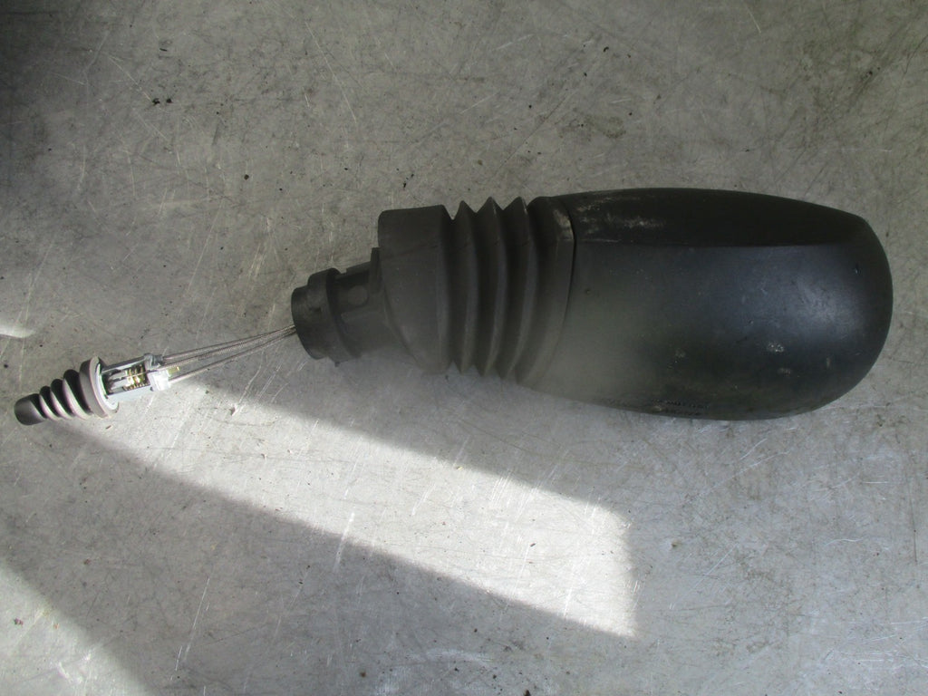 2003 FIAT PUNTO NS PASSENGER SIDE MANUAL DOOR WING DOOR MIRROR BLACK 0157178