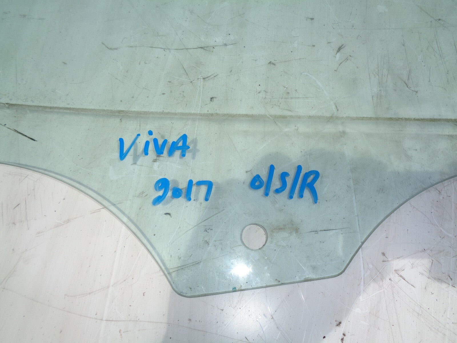 VAUXHALL VIVA 2017 OFF DRIVER SIDE REAR WINDOW GLASS