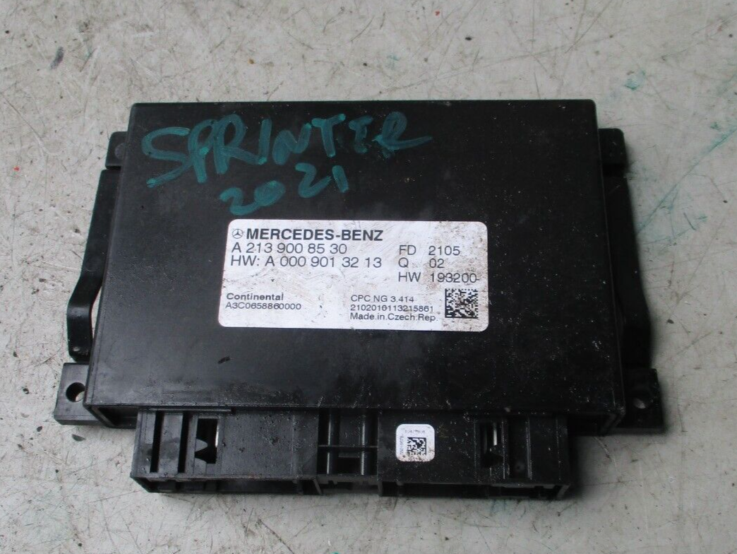2021 MERCEDES BENZ SPRINTER GEARBOX CONTROL MODULE A2139008530