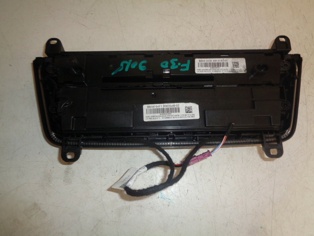 BMW 3 SERIES F30 2015 AC CONTROL PANEL & RADIO CONTROL 9363546 6814187