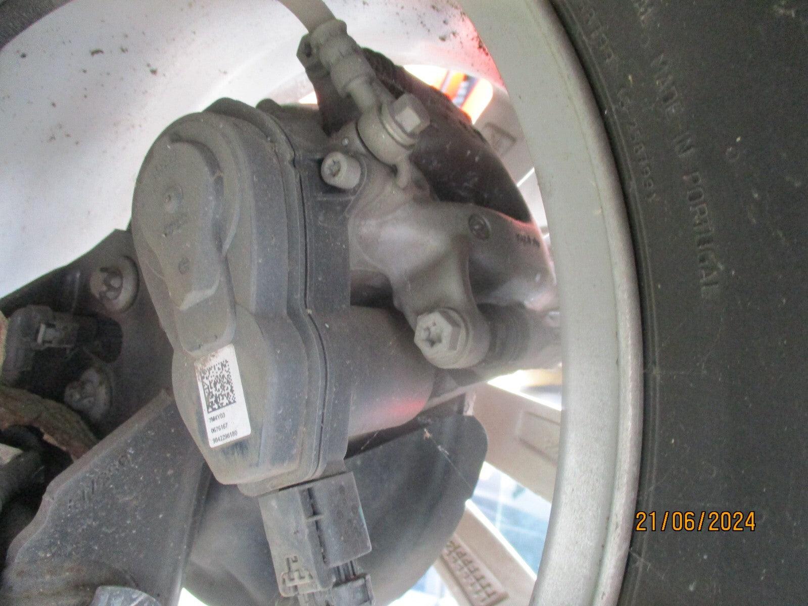 VAUXHALL MOKKA B MK2 2022 OSR DRIVER SIDE REAR BRAKE CALIPER 9842295180