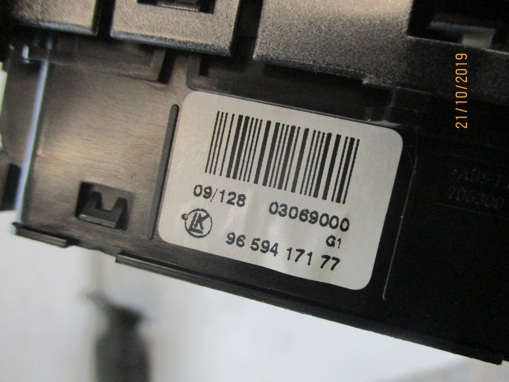 PEUGEOT 308 MK1 CENTRE CONSOLE SWITCH HAZARD BUTTON PANEL 9659417177