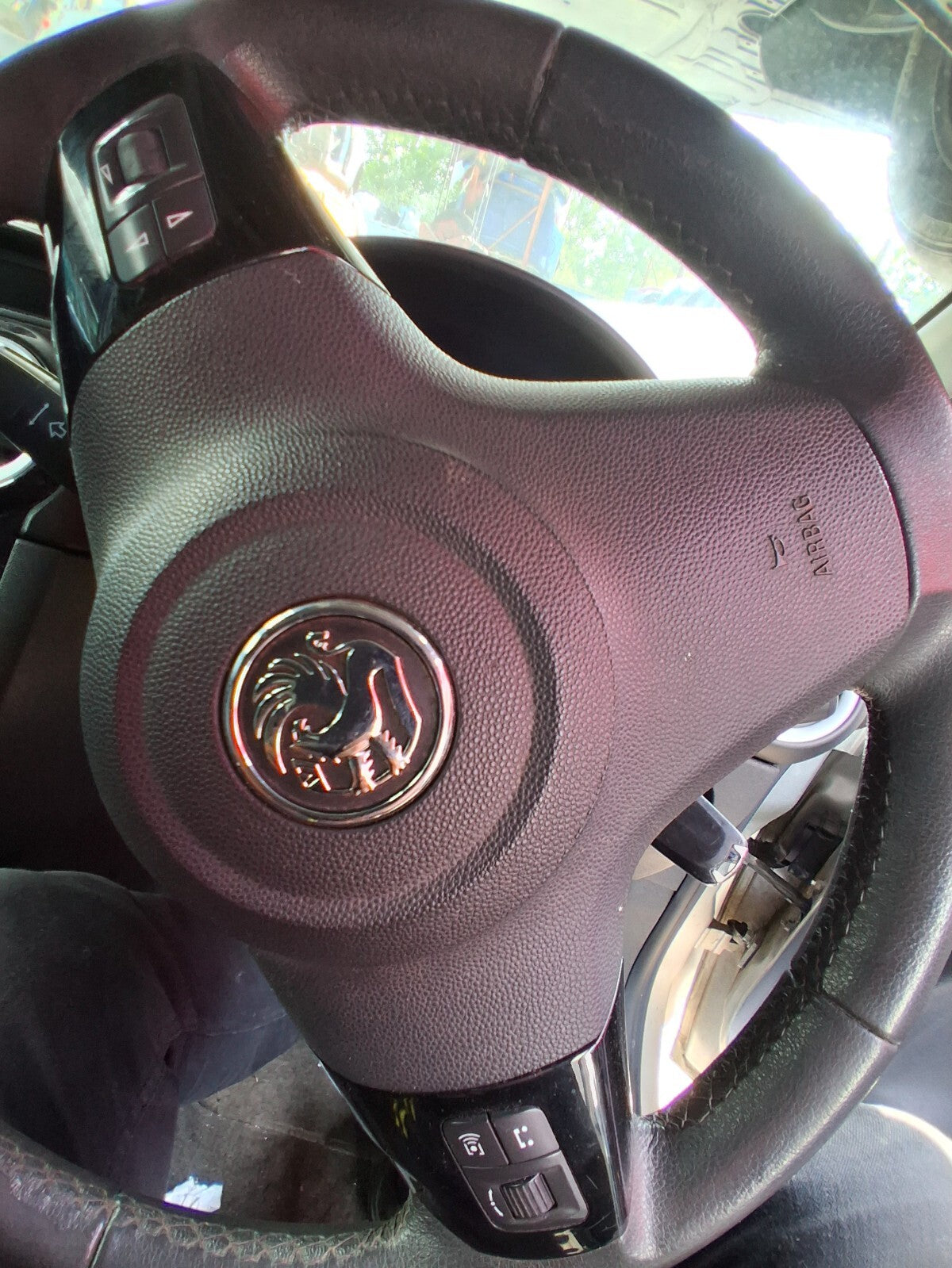 VAUXHALL CORSA D 2009 OS DRIVER SIDE STEERING WHEEL AIR BAG