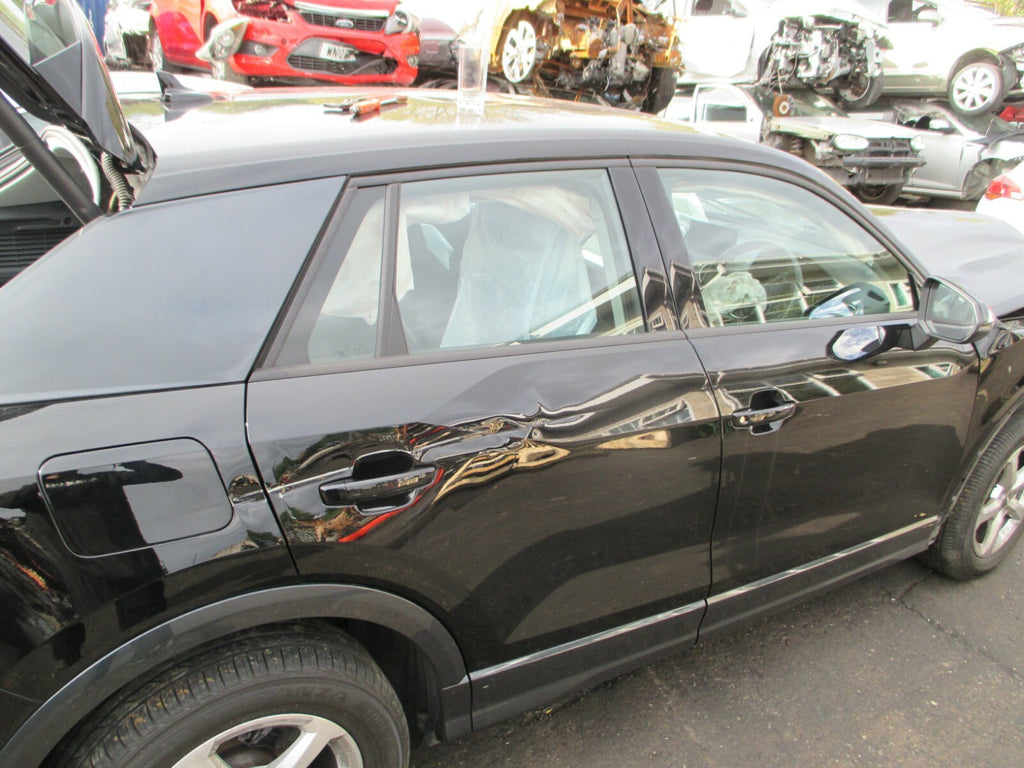 AUDI Q2 MK1 2020 OSR DRIVER SIDE REAR DOOR BARE BLACK