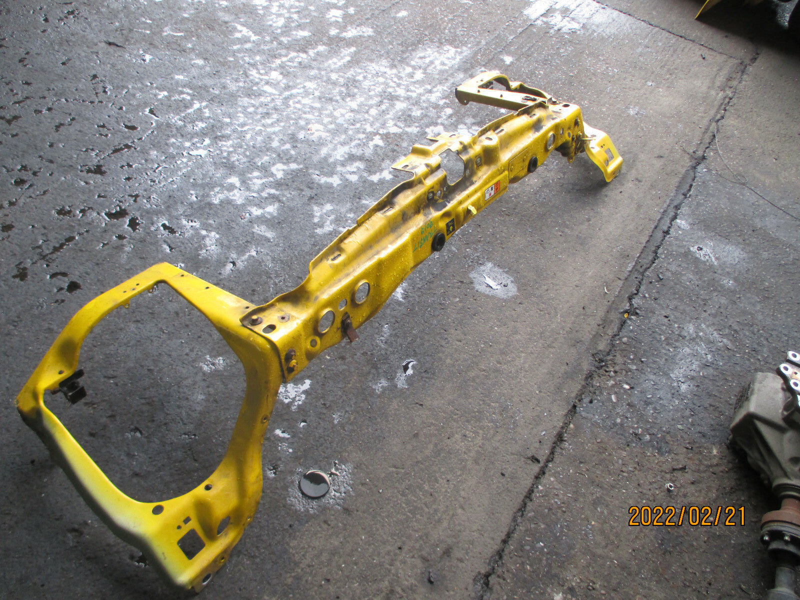 FORD TRANSIT MK7 2012 FRONT COMPLETE SLAM PANEL YELLOW
