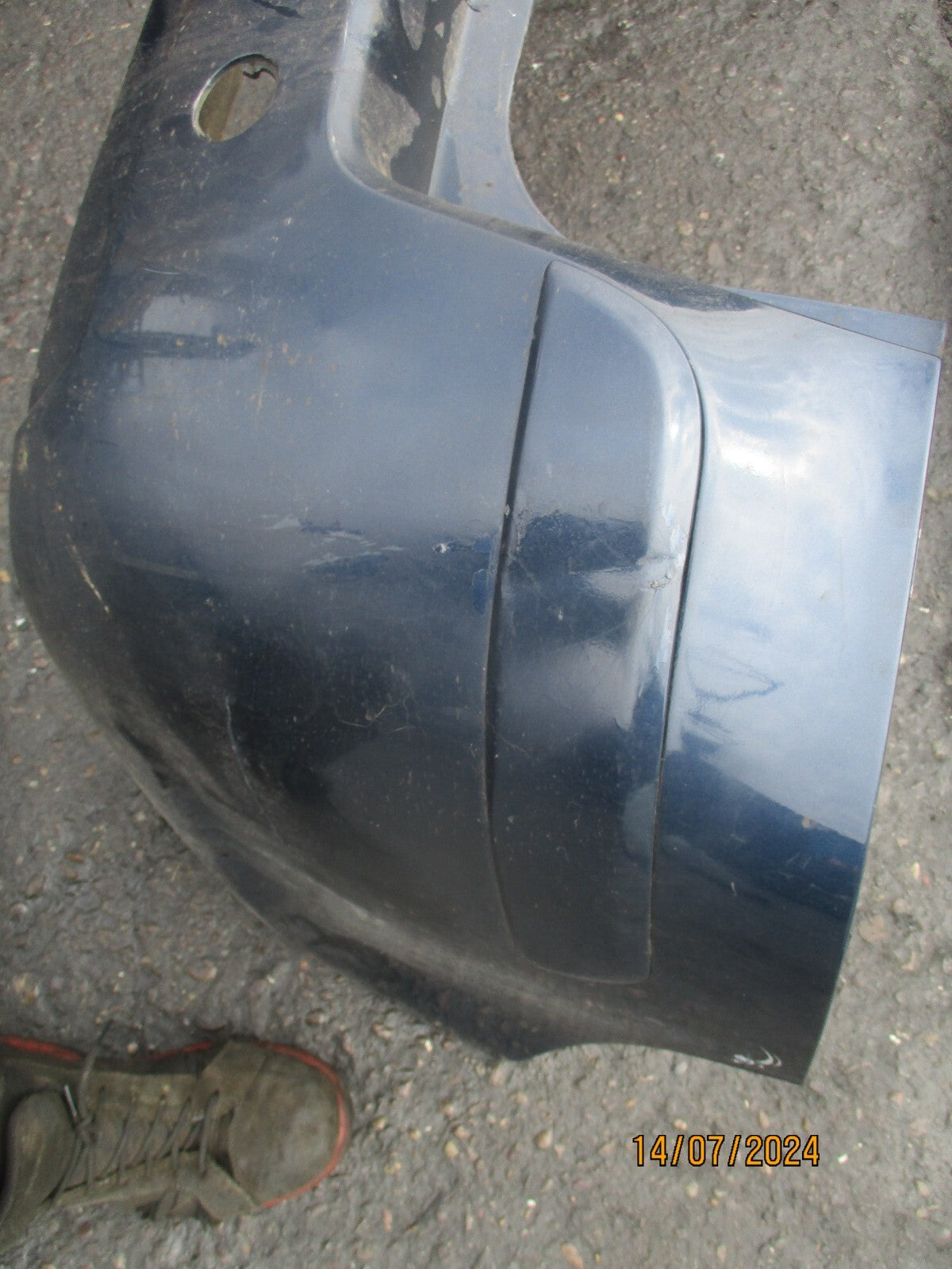 2011 VAUXHALL ZAFIRA B REAR BUMPER Z22A WATERWORLD BLUE
