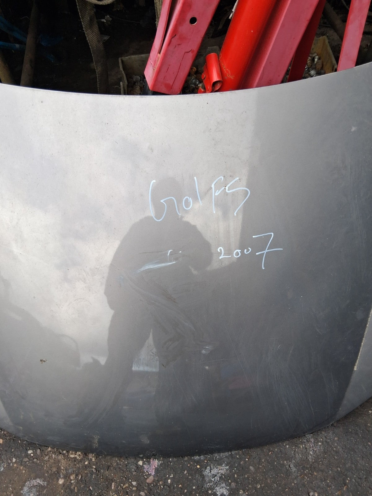 2007 VW VOLKSWAGEN GOLF MK5 FRONT BONNET HOOD PANEL GREY