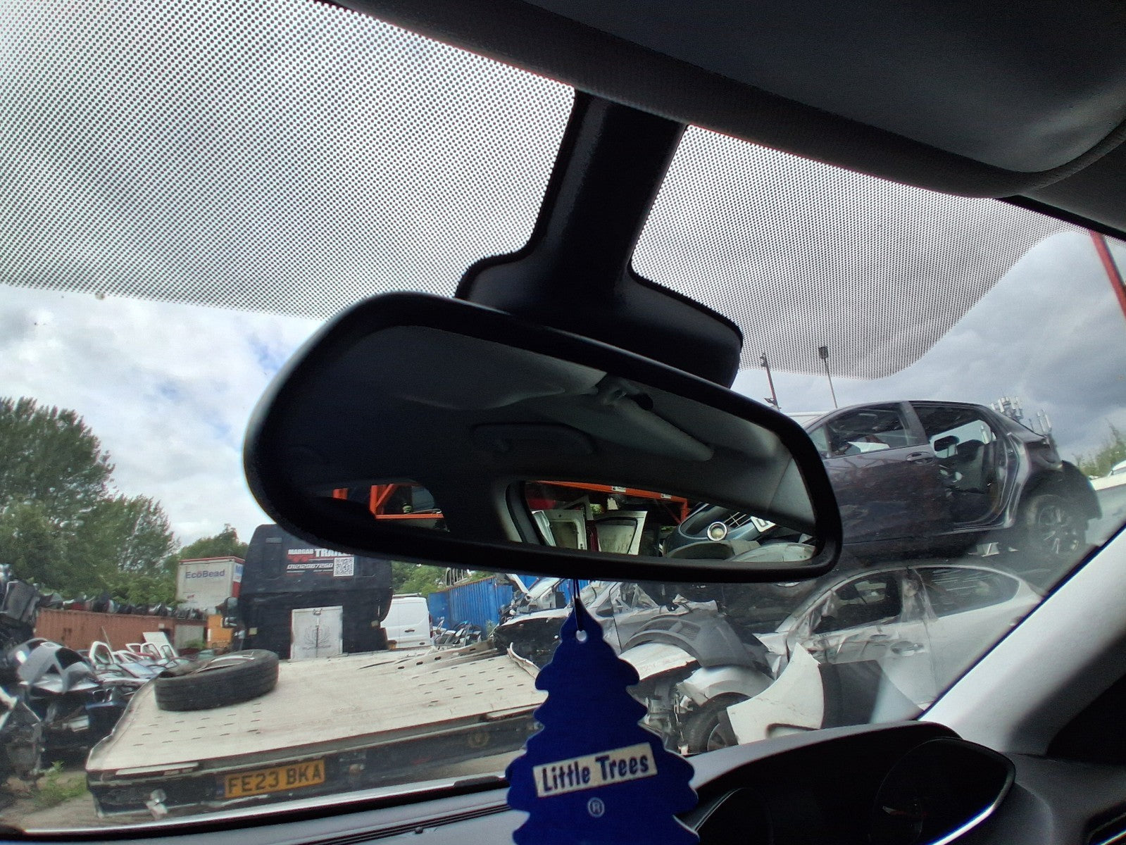 2014 PEUGEOT 308 MK2 FRONT INTERIOR REAR VIEW MIRROR