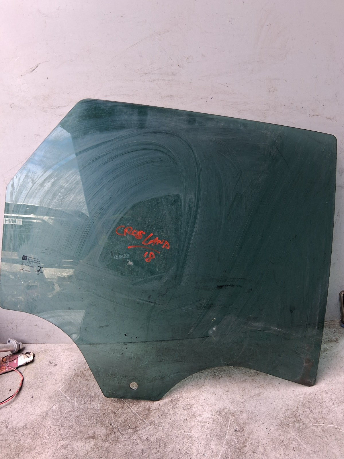 VAUXHALL CROSSLAND X 2018 NSR PASSENGER SIDE REAR LEFT WINDOW GLASS