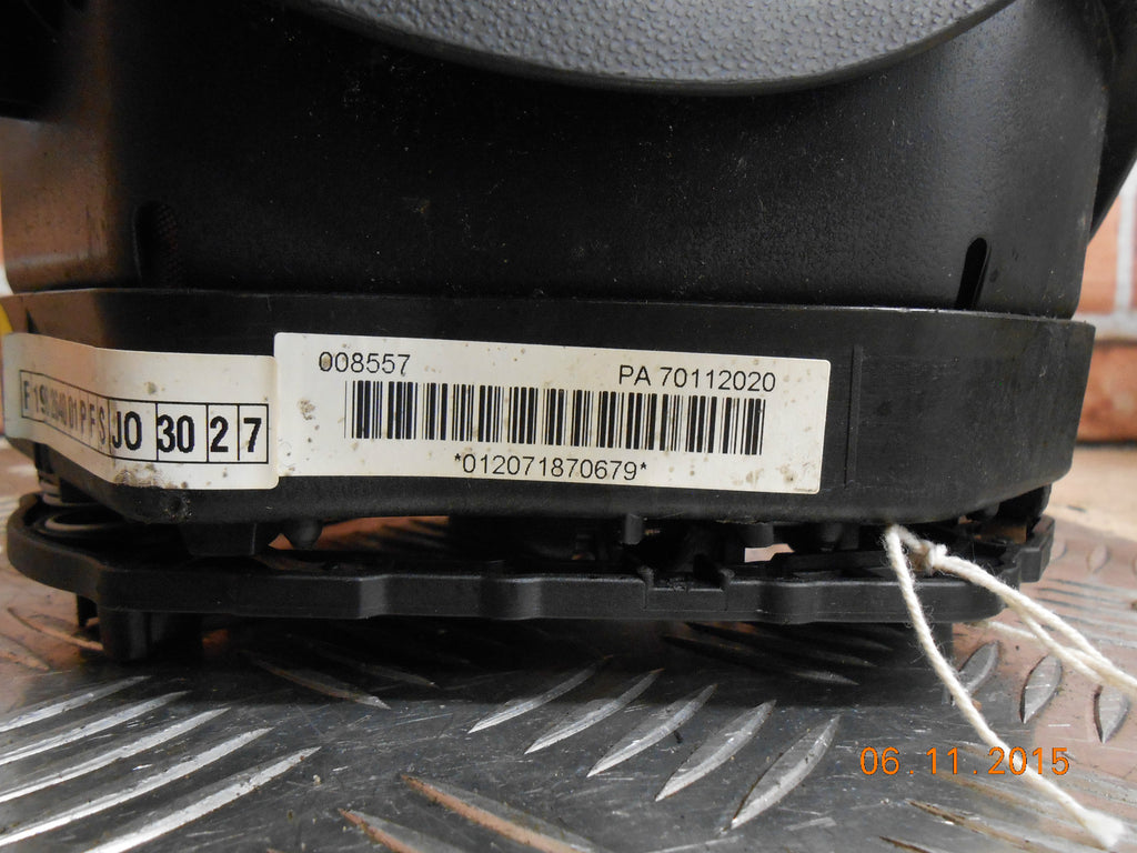 FIAT BRAVO MK2 2007 OS DRIVER SIDE STEERING WHEEL SAFETY BAG UNIT 07354615250