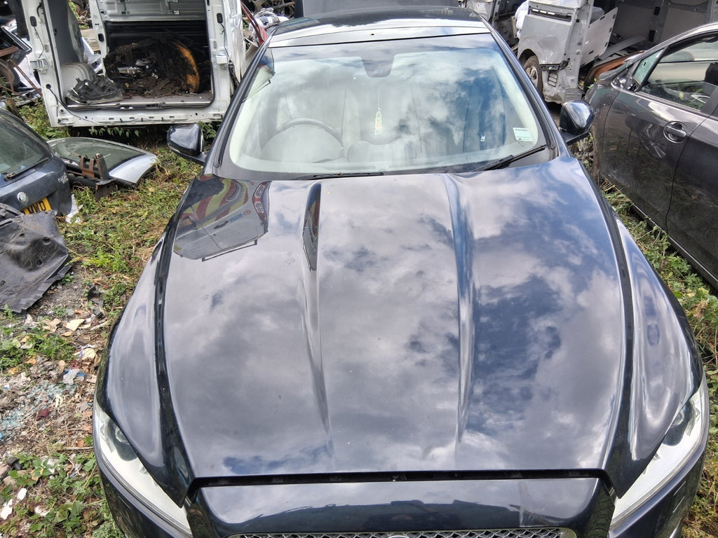 2012 JAGUAR XJ X351 FRONT BONNET HOOD PANEL BLACK MIDNIGHT BLACK MET PEF