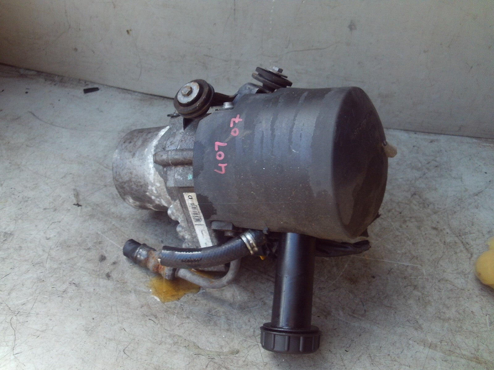 2007 PEUGEOT 407 POWER STEERING PUMP 21600731