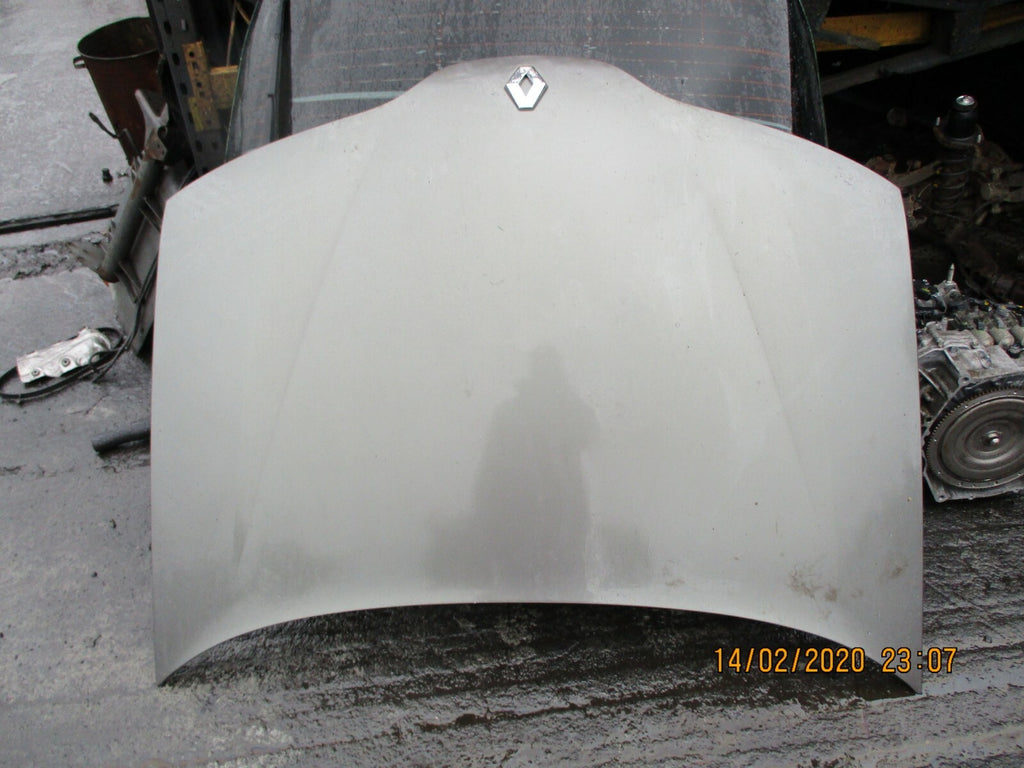 RENAULT LAGUNA MK2 PRE FACELIFT 2004 FRONT HOOD BAY BONNET PANEL GREY