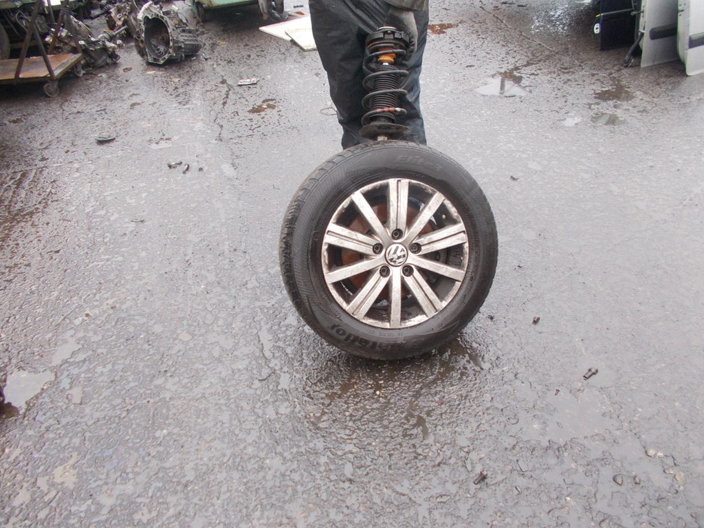 VW VOLKSWAGEN GOLF 5K (MK6) 1.6 TDI OSF DRIVER FRONT LEG & ALLOY  WHEEL 15" INCH