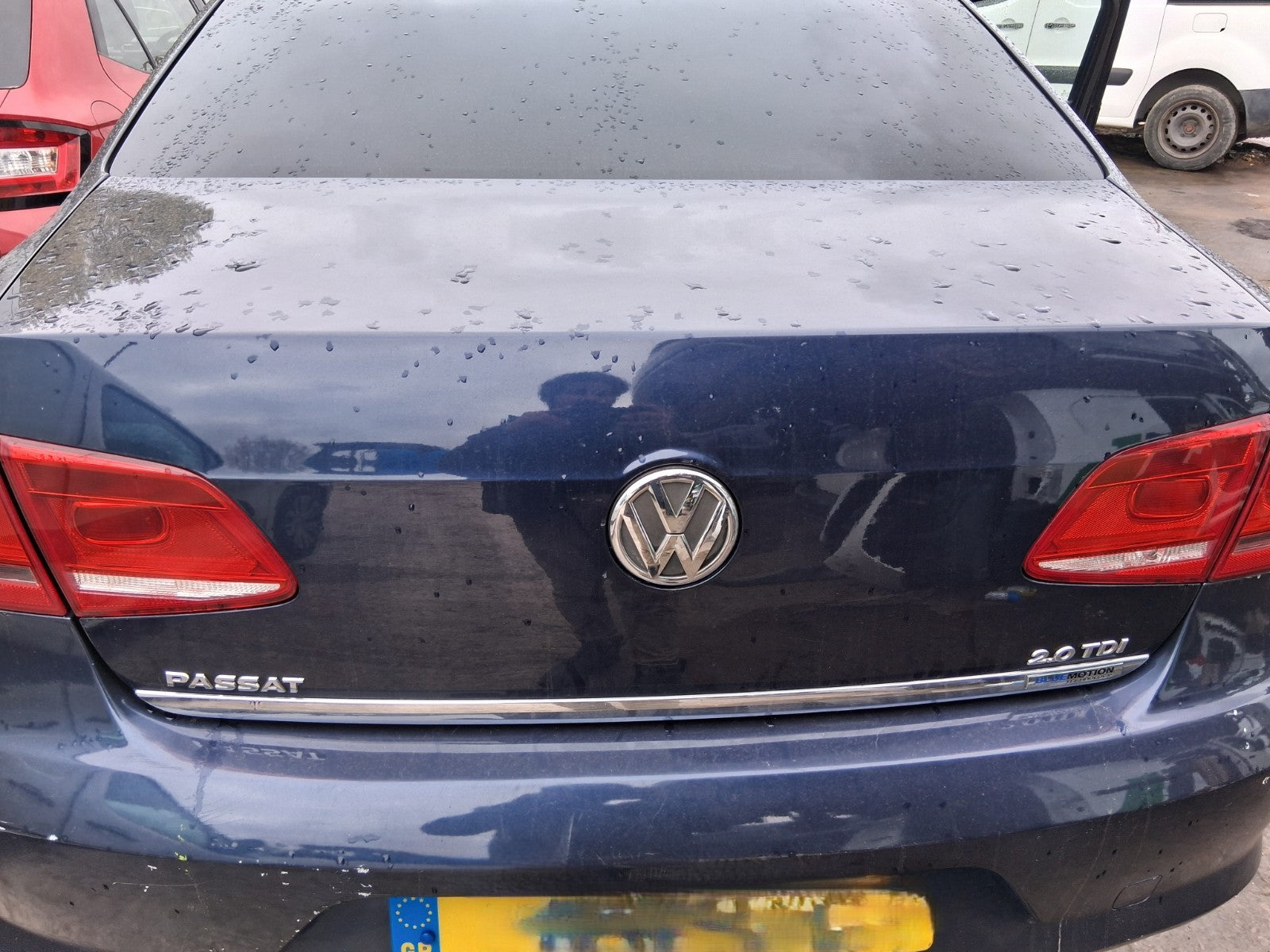 2014 VW VOLKSWAGEN PASSAT B7 SALOON BARE TAILGATE BOOTLID BLUE