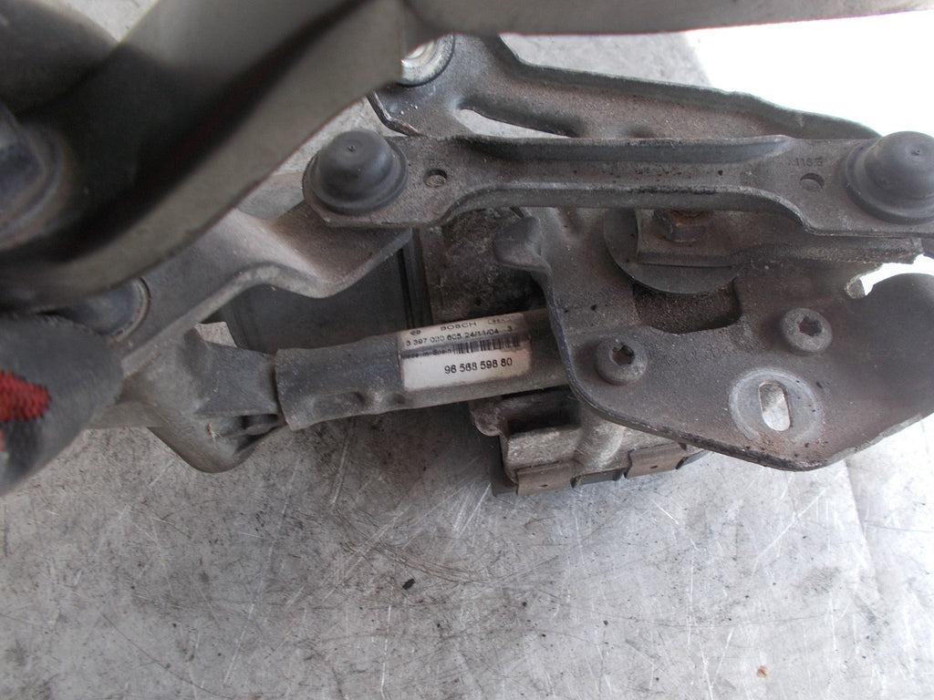 PEUGEOT 407 OS/ DRIVER SIDE FRONT WIPER MOTOR & LINKAGE 9656859880