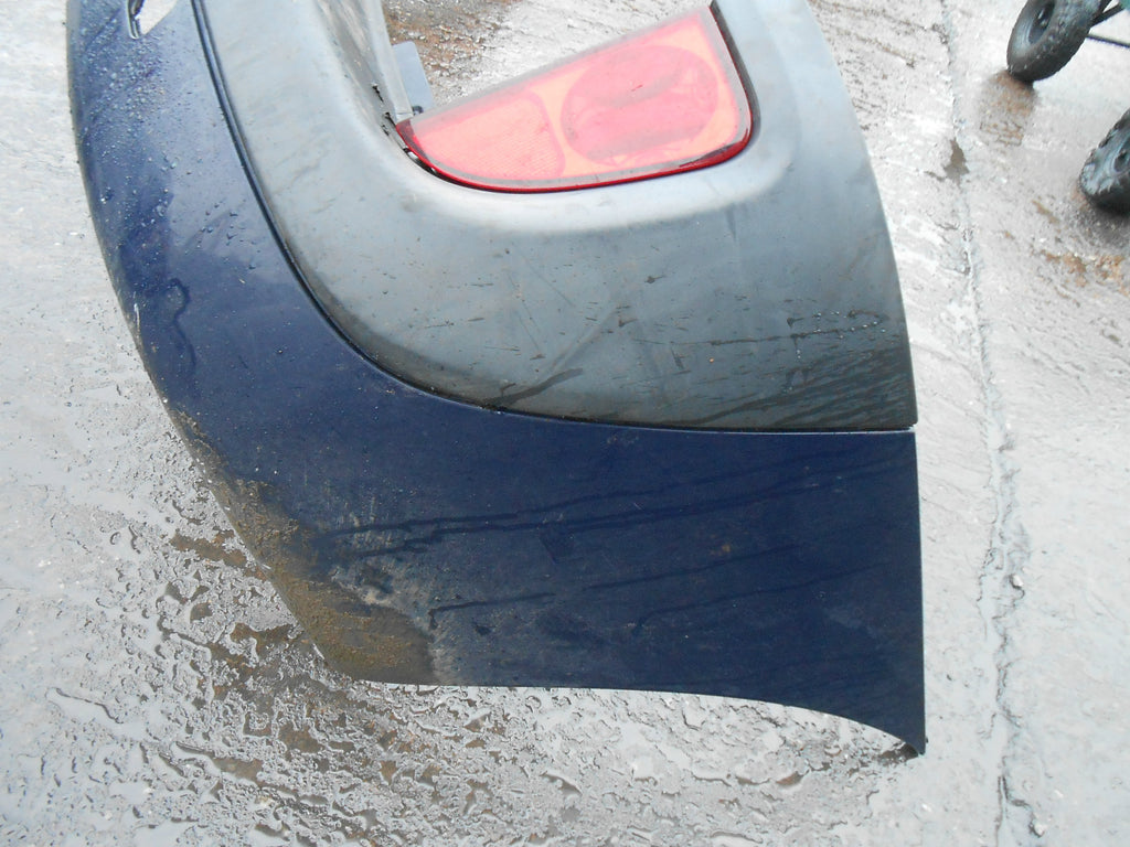 RENAULT ESPACE MK4 PHASE 1 2005 COMPLETE REAR PLASTIC BUMPER & LIGHTS DARK BLUE