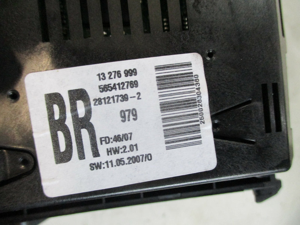 VAUXHALL ZAFIRA B MK2 2007 DIGITAL DISPLAY CLOCKS SCREEN 13276999