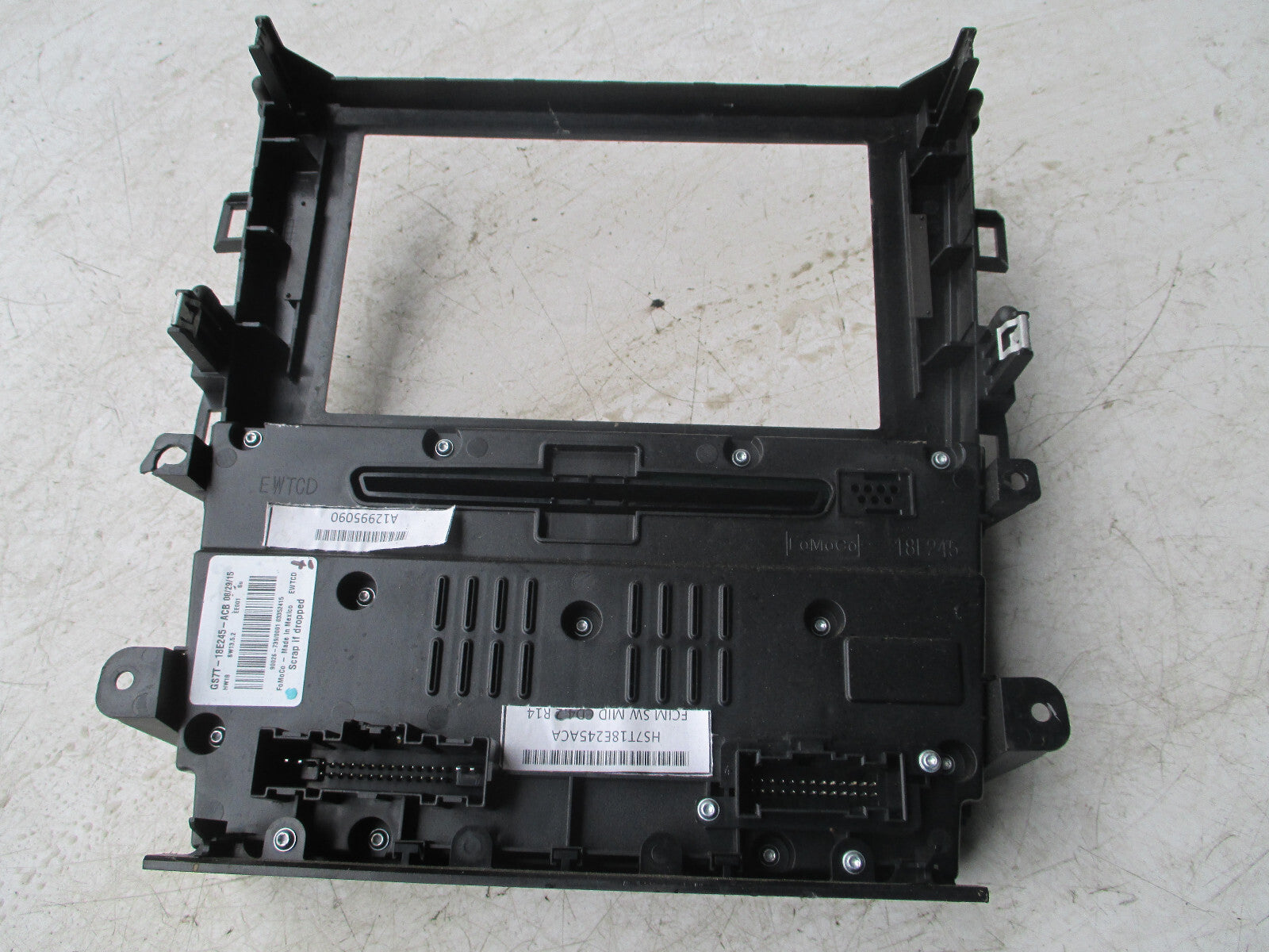 FORD MONDEO MK5 2016 HEATER AC CLIMATE CONTROL PANEL GS7T18E245ACB